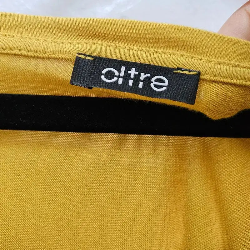 [BUNJANG] OLTRE Long Sleeve T-Shirt - Yellow / OLTRE 긴팔 티 여 J5172