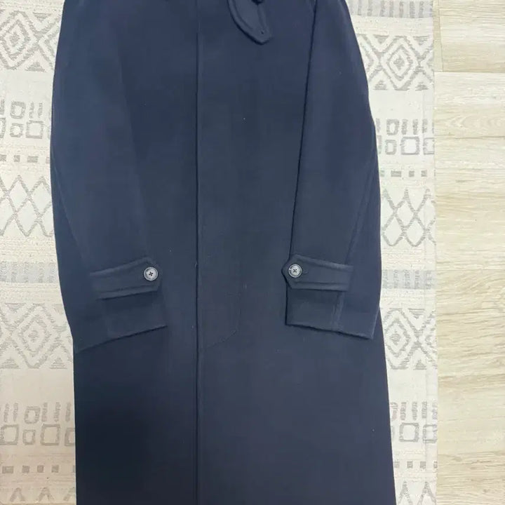 [SOLD OUT] 헤지스 히스 네이비 울 캐시미어 혼방 발마칸 코트 S사이즈 팔아요