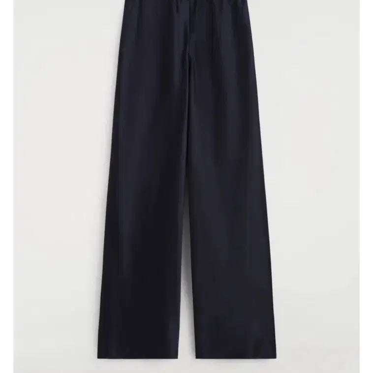 [SOLD OUT] cos 코스 새틴 와이드 레그 트라우저 (navy)