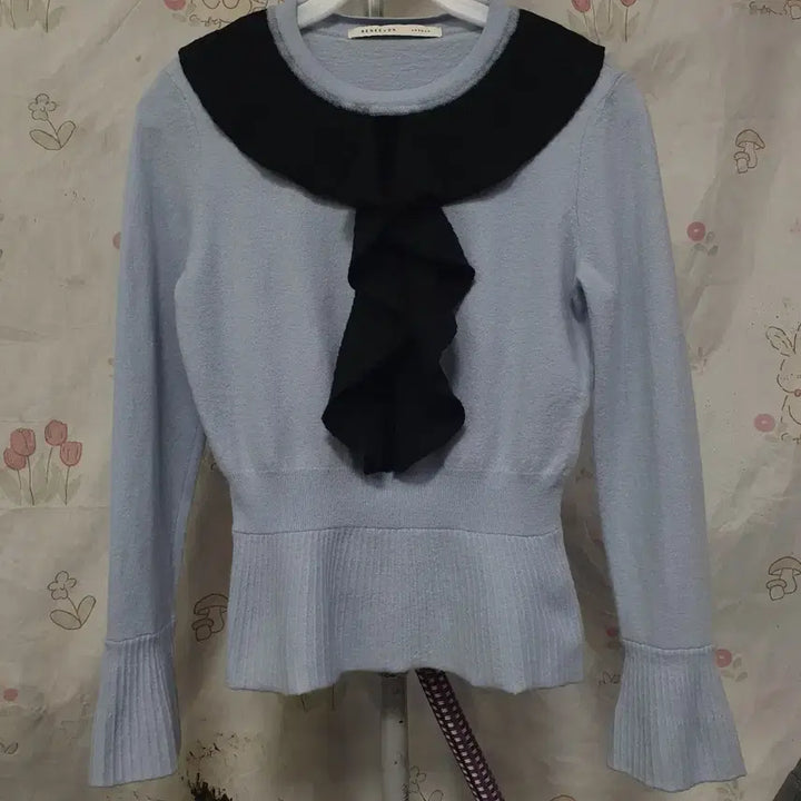 [BUNJANG] Rennybon Wool Ruffle Knit Sweater / 레니본     울100%   러플~~~   니트 :최저가~