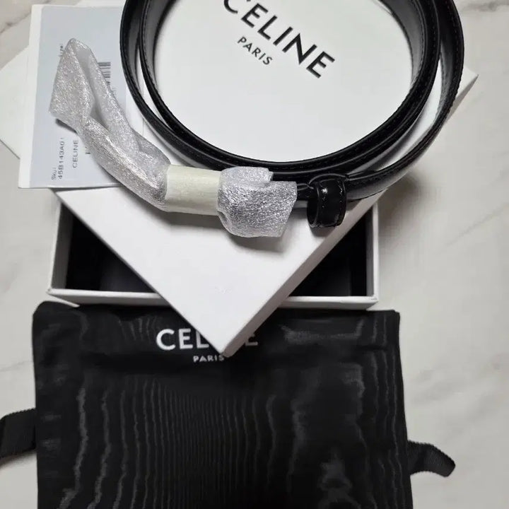 [BUNJANG] Celine BC-02 18mm Belt Torillon Leather Black / [새상품/정품]셀린느 BC-02 18mm 벨트 토릴론 레더 블랙