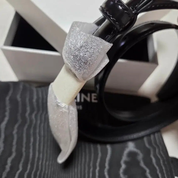 [BUNJANG] Celine BC-02 18mm Belt Torillon Leather Black / [새상품/정품]셀린느 BC-02 18mm 벨트 토릴론 레더 블랙