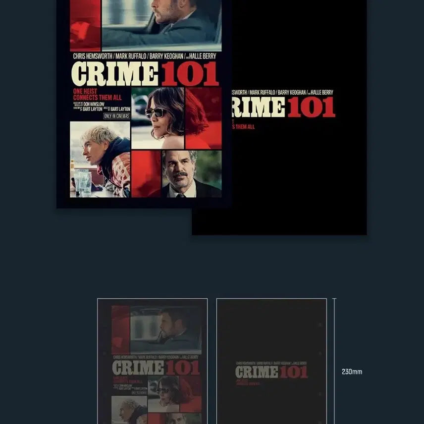 [SOLD OUT] [3종일괄] 크라임 101 돌비 포스터 오티북포스터 메가박스 돌비시네마