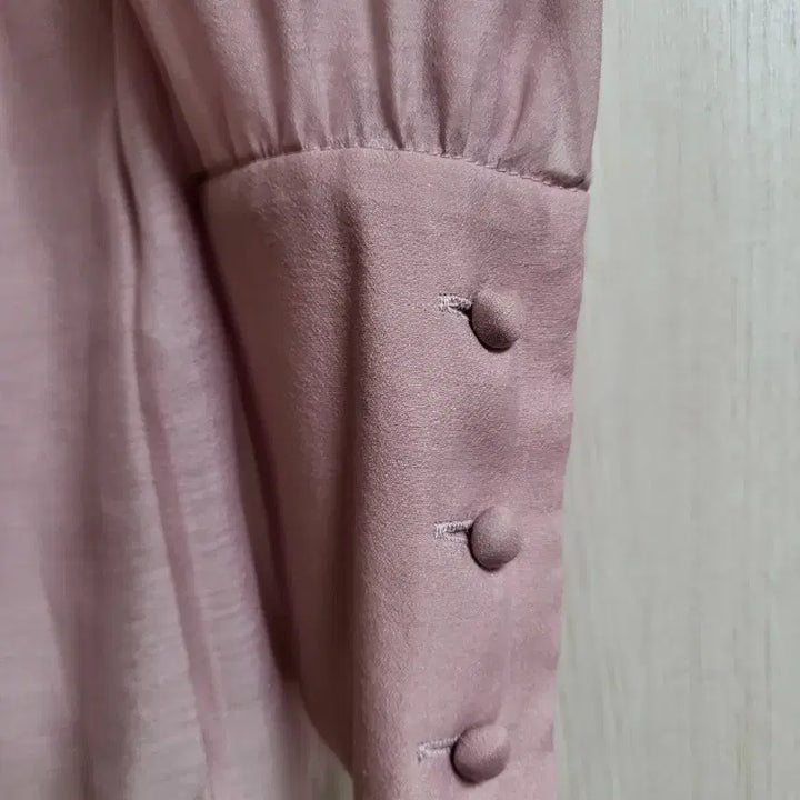 [SOLD OUT] eune interview 리본넥 오간자 핑크 블라우스 핑크