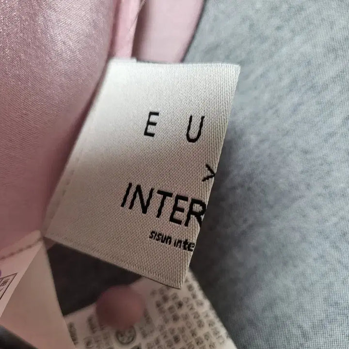 [SOLD OUT] eune interview 리본넥 오간자 핑크 블라우스 핑크