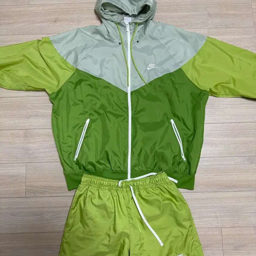 [BUNJANG] Nike Windbreaker Set / 나이키 바람막이 바지 세트