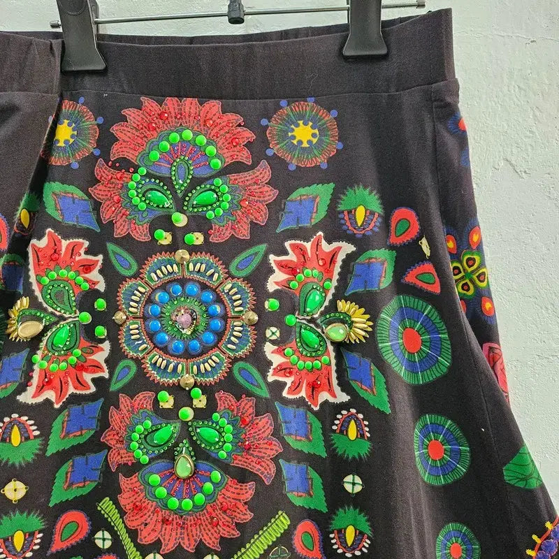[BUNJANG] European Imported Black Banded Skirt / FASHION 유럽수입 스커트 여 S/M J5169