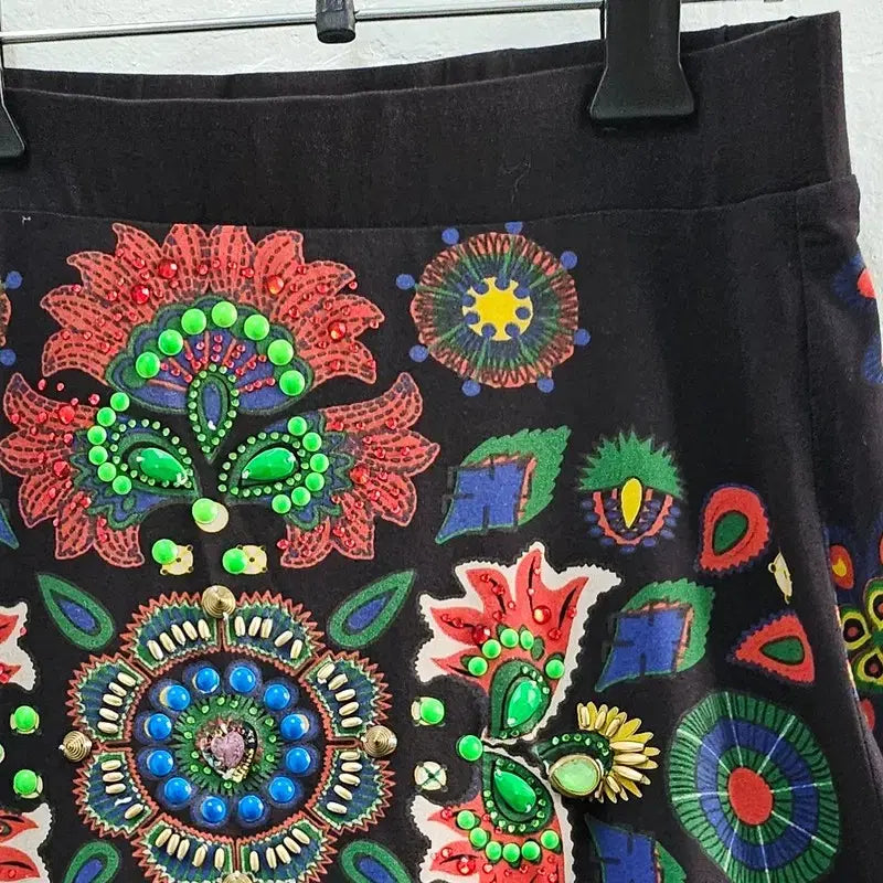 [BUNJANG] European Imported Black Banded Skirt / FASHION 유럽수입 스커트 여 S/M J5169