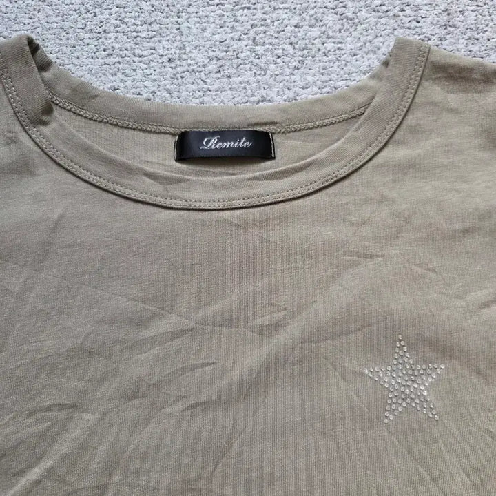 [BUNJANG] Remite Cargo Short Sleeve T-Shirt Khaki / Remite Japan 카고 반팔 티셔츠 L(100)