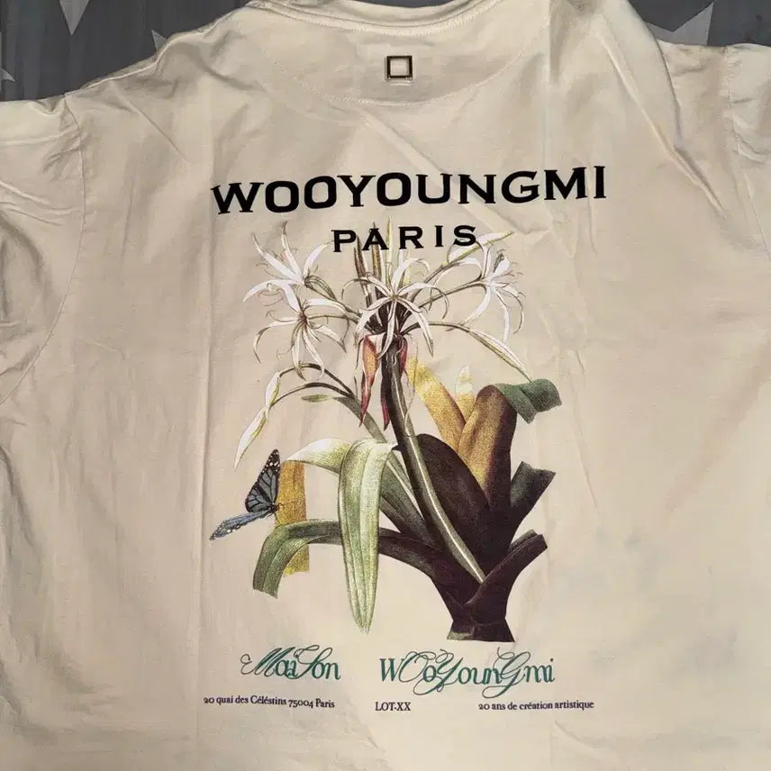 [SOLD OUT] 우영미 아이보리 반팔 티셔츠