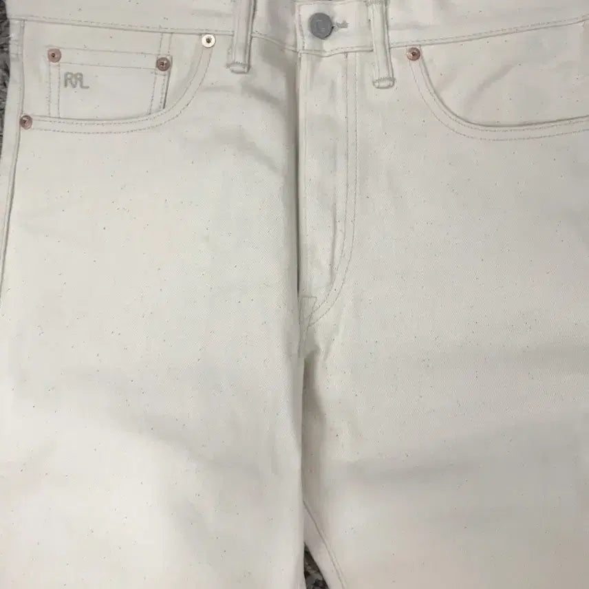 [SOLD OUT] RRL 에크루 리미티드 스트레이트 핏