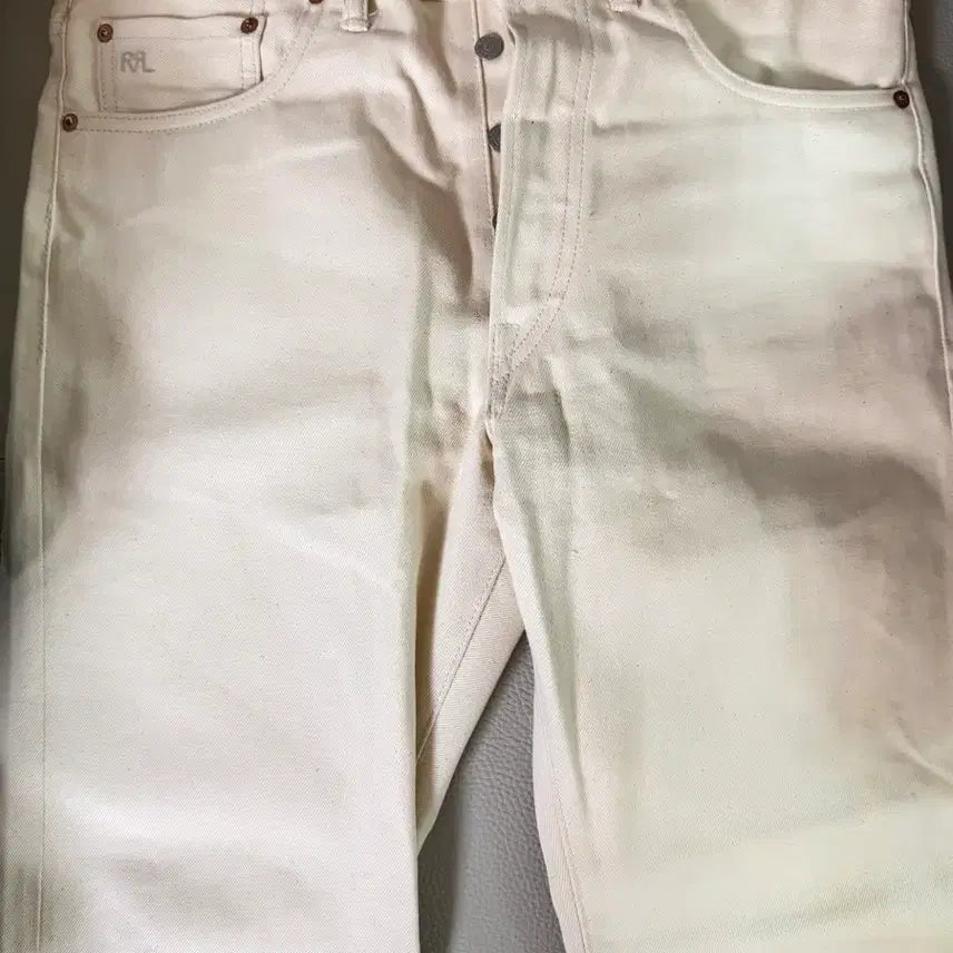[SOLD OUT] RRL 에크루 리미티드 스트레이트 핏