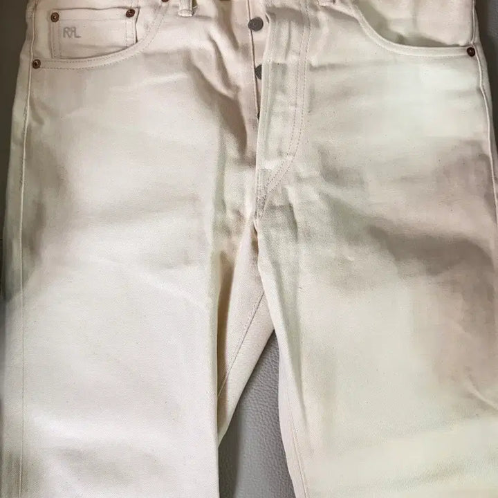 [SOLD OUT] RRL 에크루 리미티드 스트레이트 핏