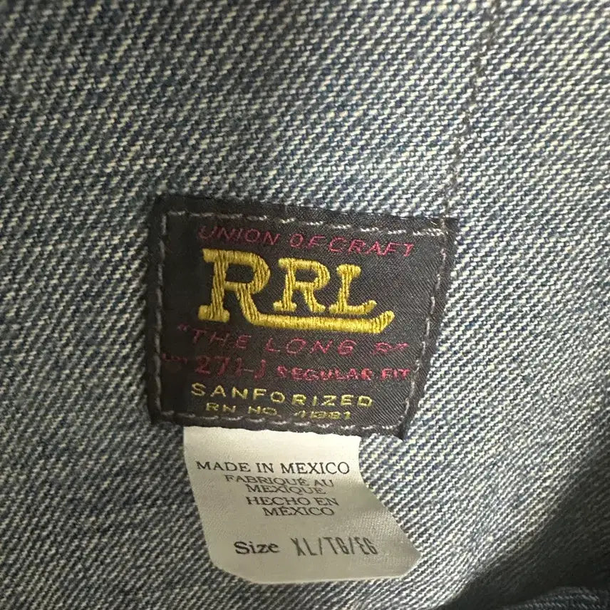 [SOLD OUT] RRL LOT271 데님 트러커 리랜드