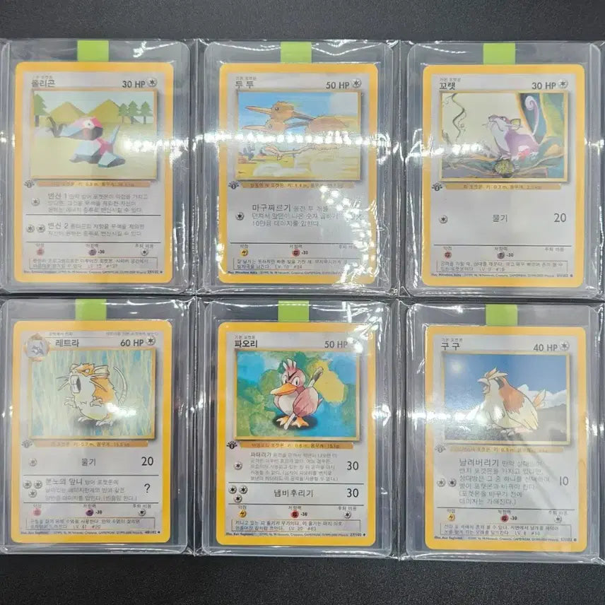 [BUNJANG] Pokemon Korean First Edition 2000 Card Set / [포켓몬카드] 2000 한글판 초판 퍼스트에디션 51종