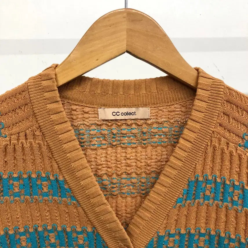 [SOLD OUT] 씨씨콜렉트 브이넥 5부소매 가디건 F