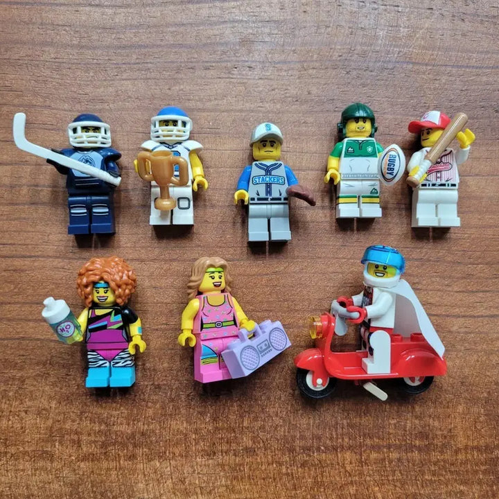 [BUNJANG] Lego Minifigures Series Sports Set / 레고 정품 미피시리즈 피규어 8종