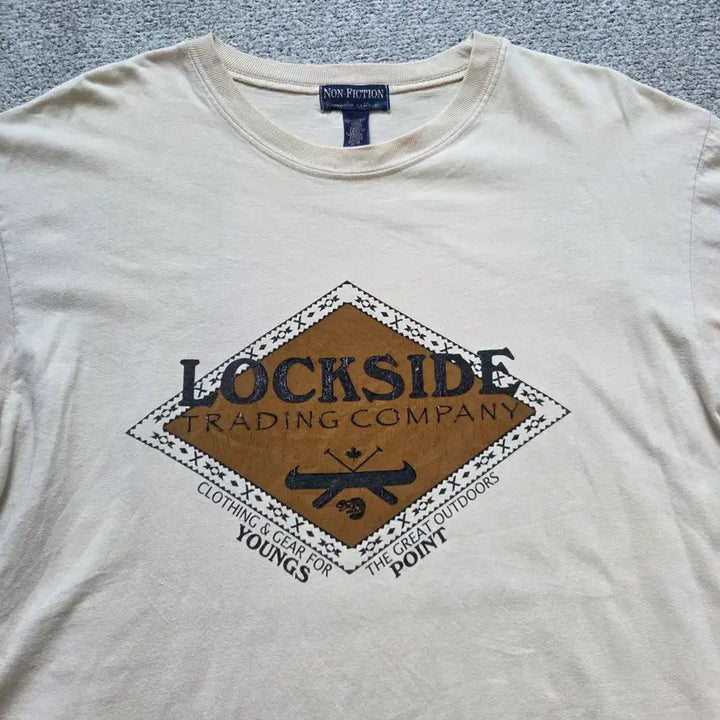 [BUNJANG] Non-Fiction 90s Canadian-Made Semi-Tee Shirt / 90s 캐나다제 Non-Fiction 반팔 티셔츠 L(100)