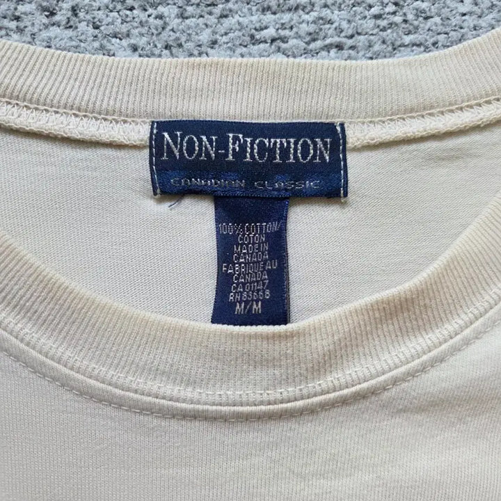 [BUNJANG] Non-Fiction 90s Canadian-Made Semi-Tee Shirt / 90s 캐나다제 Non-Fiction 반팔 티셔츠 L(100)