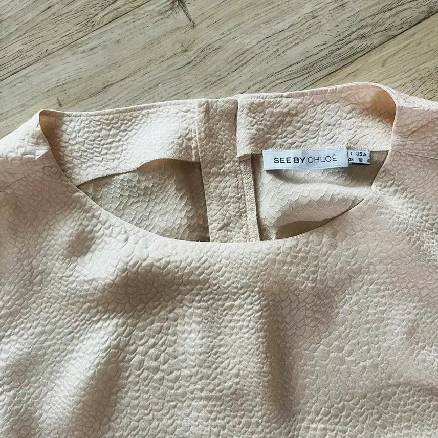 [BUNJANG] See By Chloé Silk Blouse / 씨바이끌로에 실크브라우스