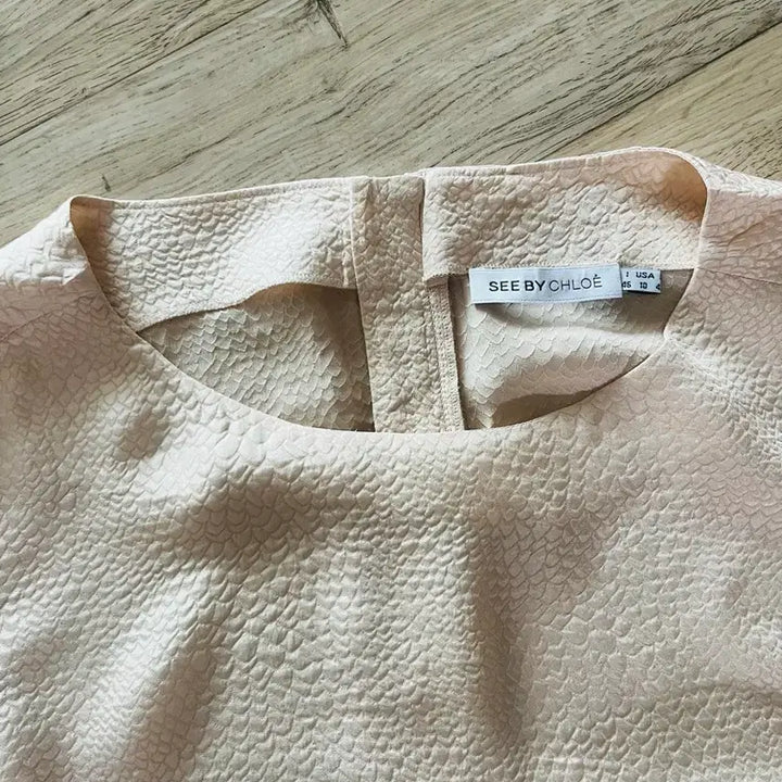 [BUNJANG] See By Chloé Silk Blouse / 씨바이끌로에 실크브라우스