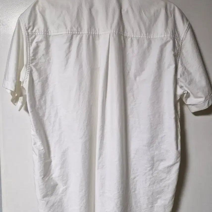 [BUNJANG] Drawfit Oxford Short Sleeve Shirt White M / 드로우핏 옥스포드 반팔셔츠 화이트 M