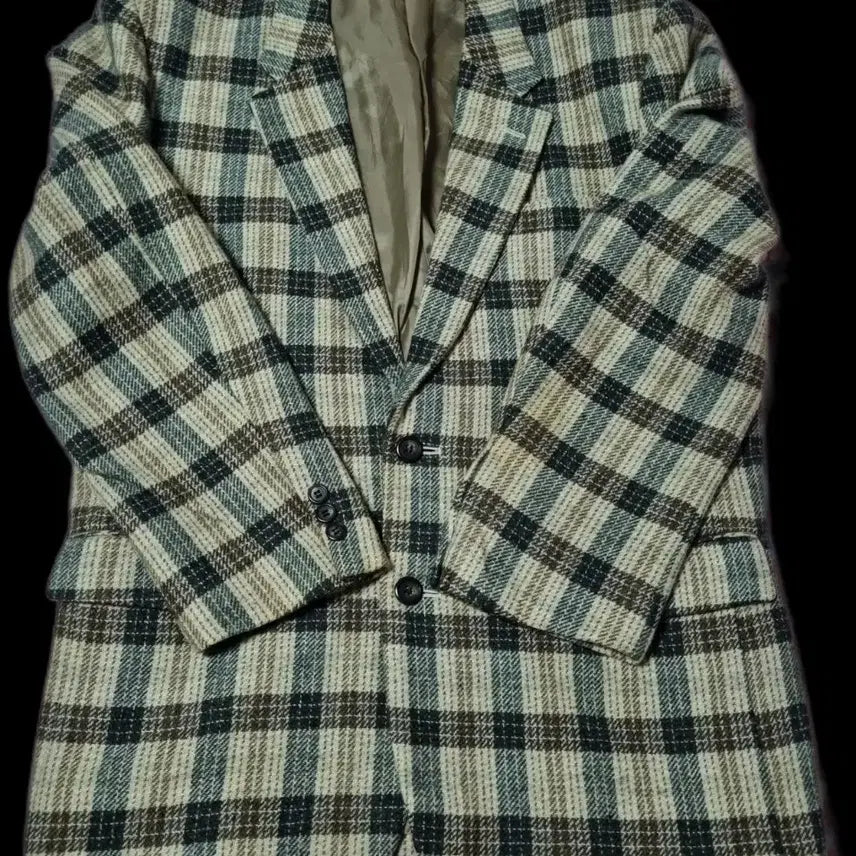 [BUNJANG] Vintage Checkered Blazer Jacket L Size / 빈티지 체크 블레이저 스포츠자켓 L 사이즈