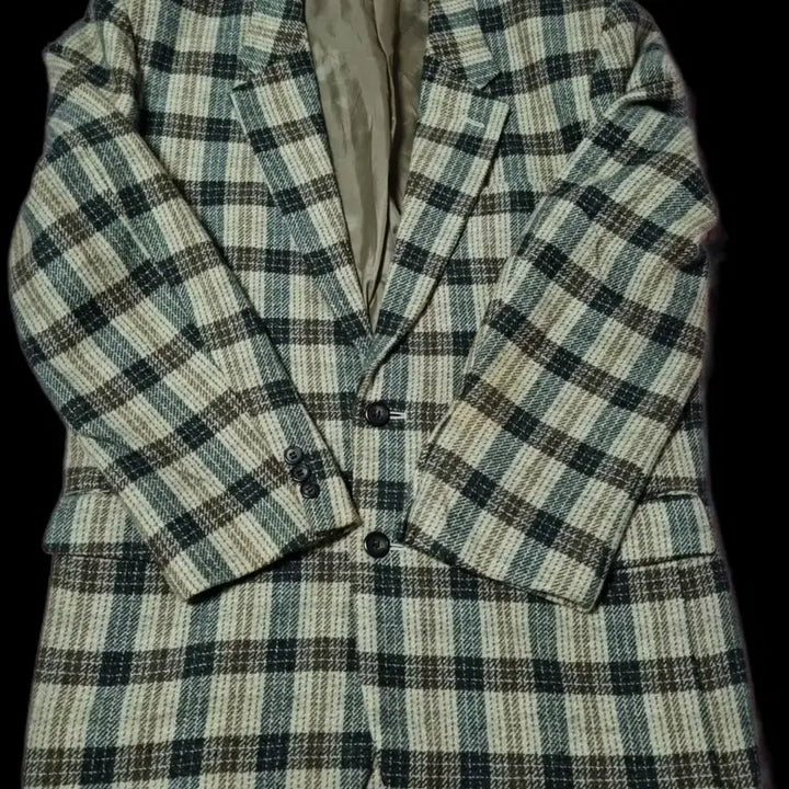 [BUNJANG] Vintage Checkered Blazer Jacket L Size / 빈티지 체크 블레이저 스포츠자켓 L 사이즈