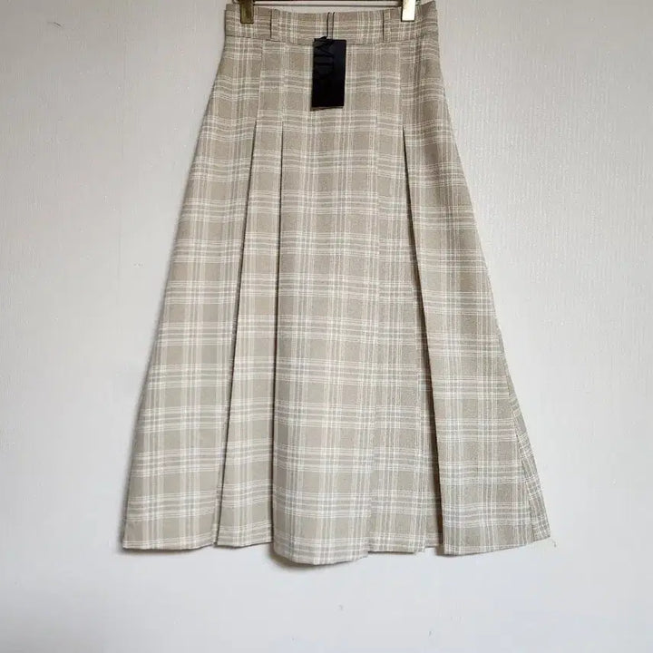 [BUNJANG] MIXXO 2023 Checkered Long Skirt / 미쏘2023체크 롱스커트26새상품
