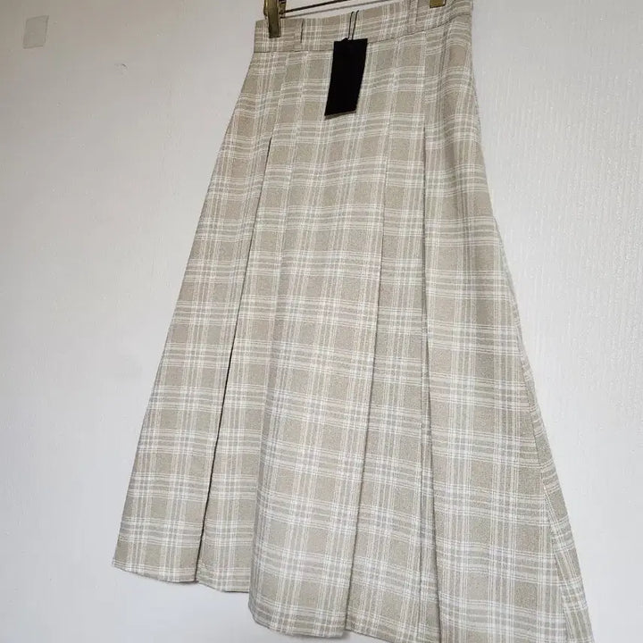 [BUNJANG] MIXXO 2023 Checkered Long Skirt / 미쏘2023체크 롱스커트26새상품