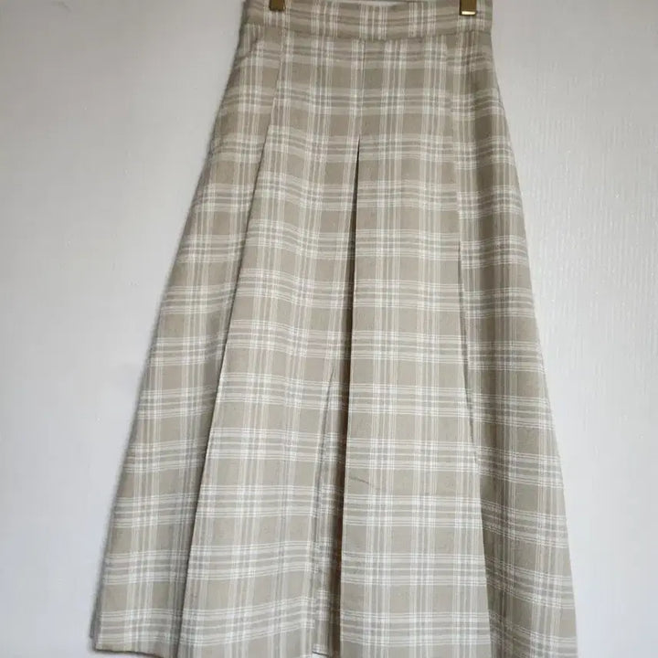 [BUNJANG] MIXXO 2023 Checkered Long Skirt / 미쏘2023체크 롱스커트26새상품