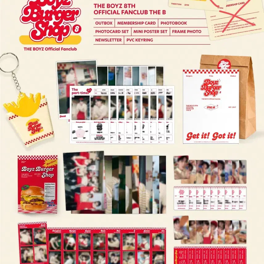 [BUNJANG] The Boyz The B 8th Official Kit / 더보이즈 8기 팬클럽 The B 공식 키트 양도