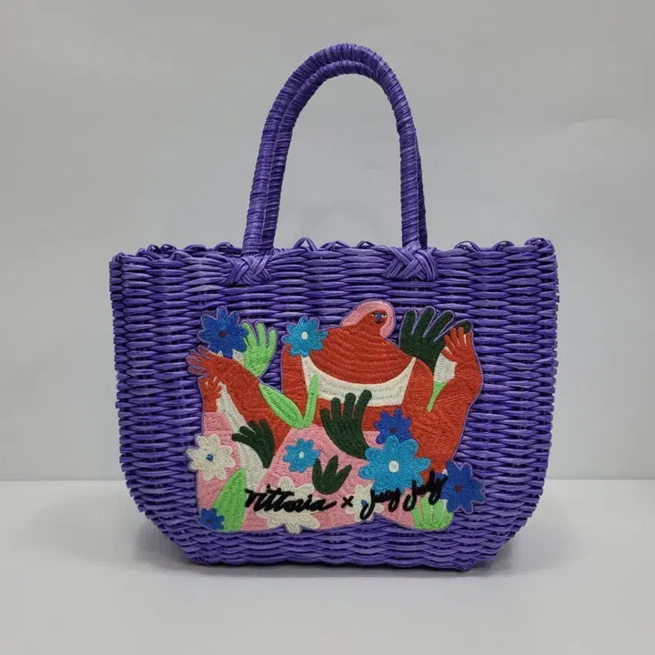 [BUNJANG] Juicy Judy x Amber Victoria 21SS Collaboration Basket Bag / (새상품급) 쥬시쥬디x앰버빅토리아 21SS 콜라보레이션 바스켓백