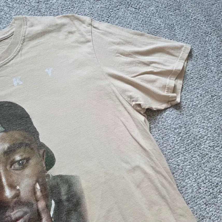 [BUNJANG] Poetic Justice Tupac Graphic Print Vintage T-Shirt / Tupac 빈티지 반팔 티셔츠 L(100)