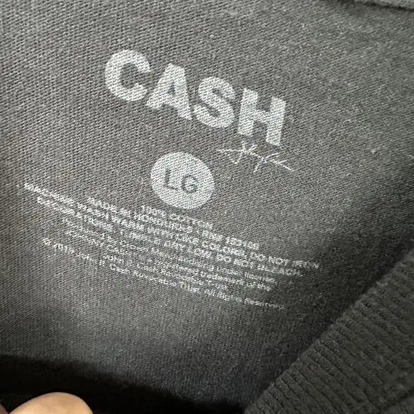 [BUNJANG] Johnny Cash Vintage Band T-shirt / [L] JOHNNY CASH 조니캐쉬 빈티지 밴드 반팔티