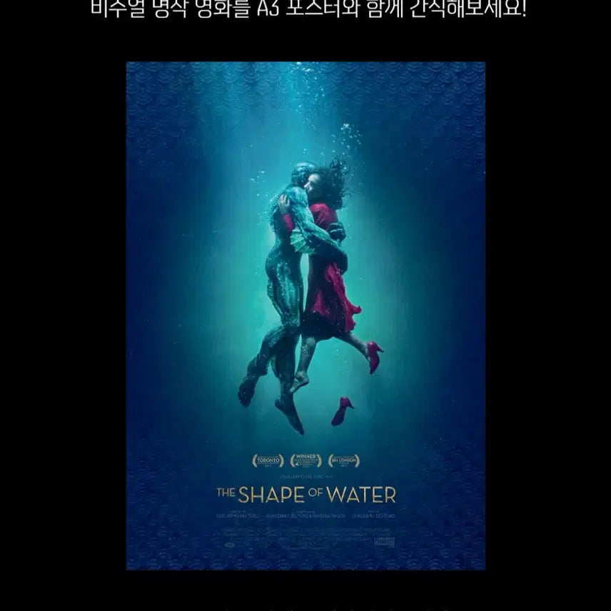 [BUNJANG] Shape of Water Megabox Poster / 셰이프 오브 워터 메가박스 포스터 영화굿즈특전 미장센 디즈니