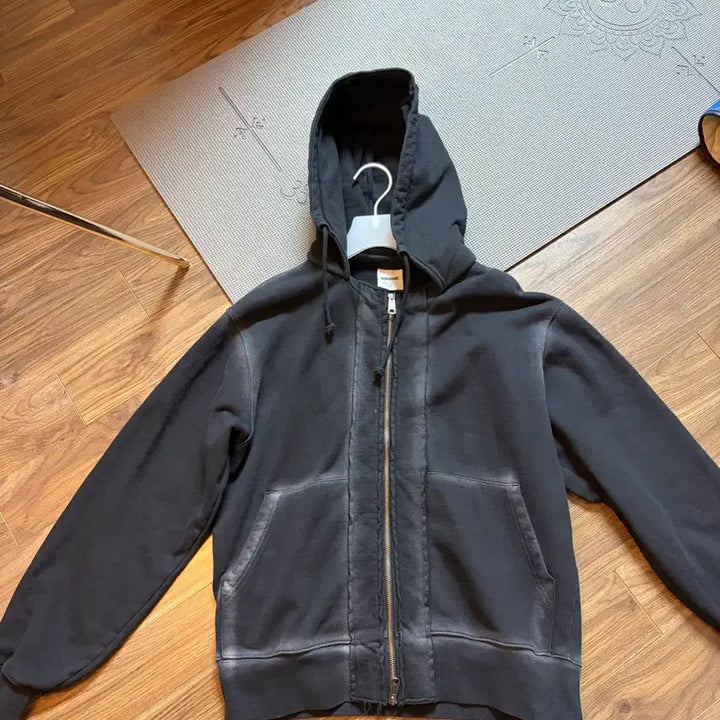 [BUNJANG] NOMANUAL Washed Hoodie Zip-up / 노메뉴얼 후드집업