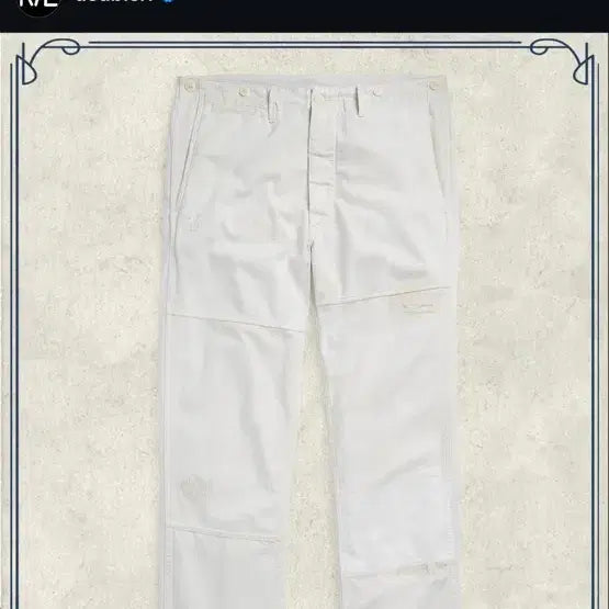 [SOLD OUT] rrl 더블알엘 에크루 리페어 엔지니어 팬츠 34*32 실측유