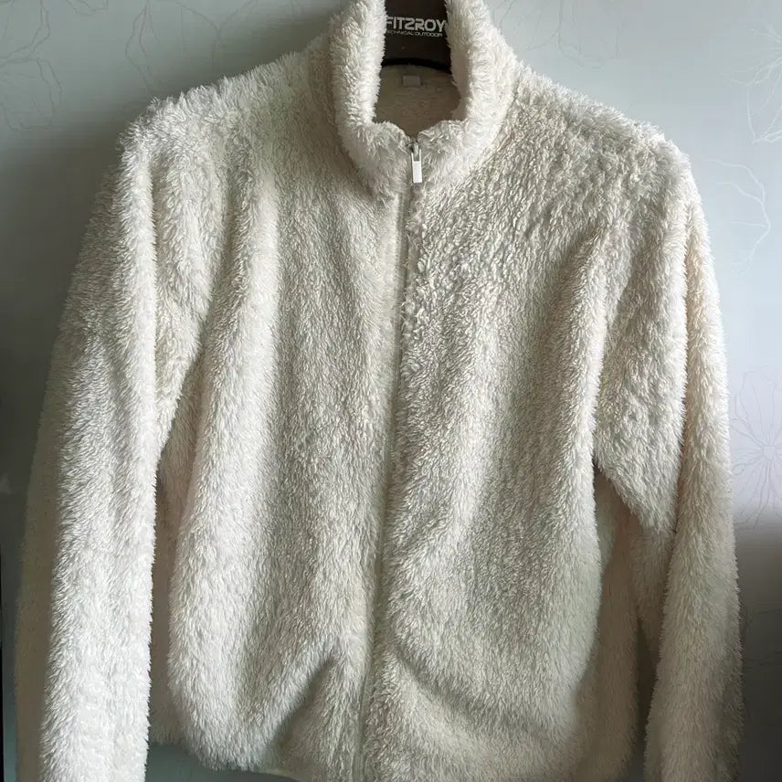 [BUNJANG] Fitzroy Fleece Jacket Ivory / 피츠로이 뽀글이 플리스 자켓 아이보리