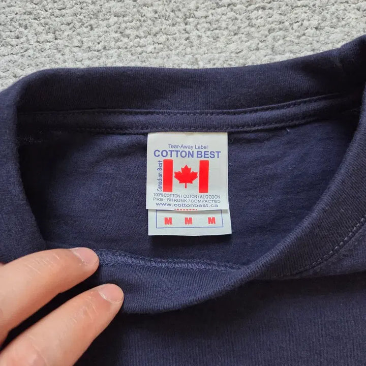 [BUNJANG] Canadian Best Vintage T-Shirt Navy L / Canadian Best 빈티지 반팔 티셔츠 L(100)