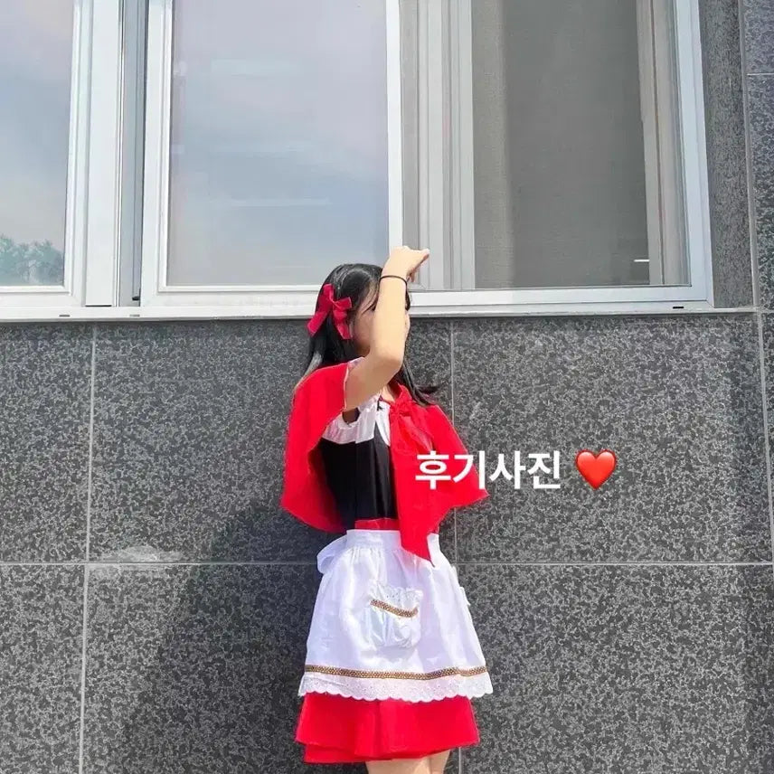 [BUNJANG] Red Riding Hood Costume Rental / 졸업사진 빨간망토 차차 대여
