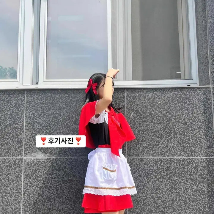 [BUNJANG] Red Riding Hood Costume Rental / 졸업사진 빨간망토 차차 대여