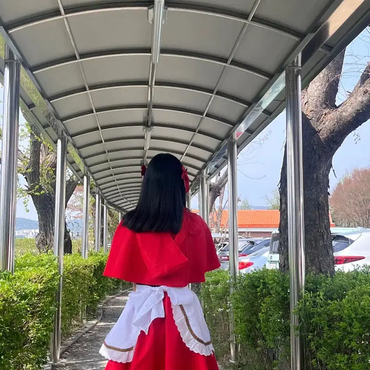 [BUNJANG] Red Riding Hood Costume Rental / 졸업사진 빨간망토 차차 대여