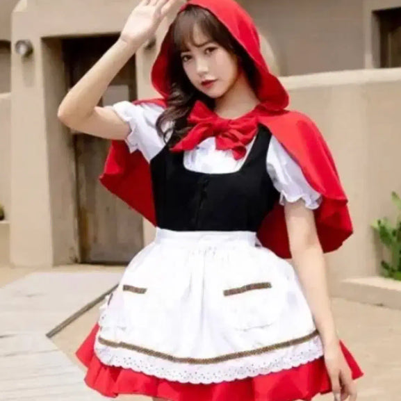 [BUNJANG] Red Riding Hood Costume Rental / 졸업사진 빨간망토 차차 대여