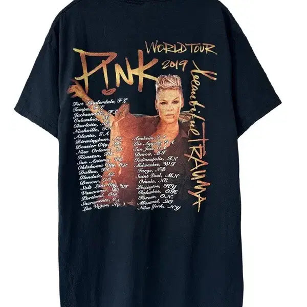[BUNJANG] GILDAN Alecia Bath Moore World Tour Band T-shirt / [M] GILDAN Alecia bath moore 월드투어 밴드 반팔티