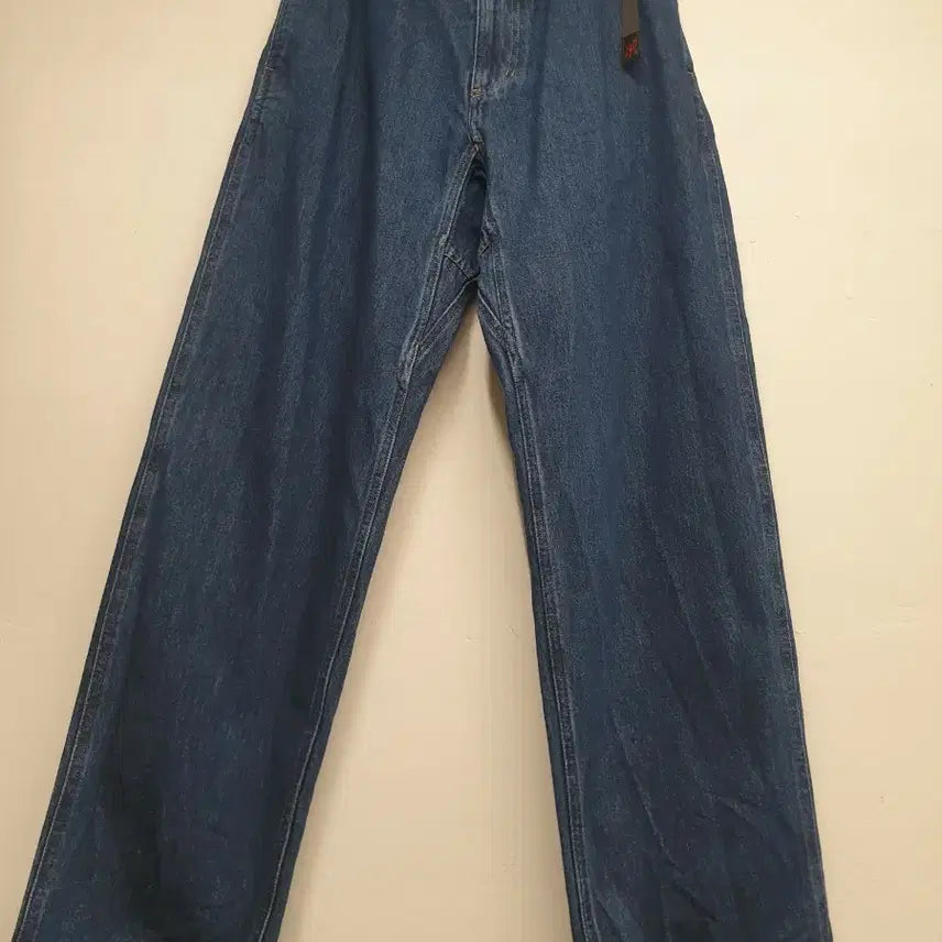 [SOLD OUT] 30~32)그라미치 Gramicci 벨트 데님 팬츠 와이드핏허리 밴딩