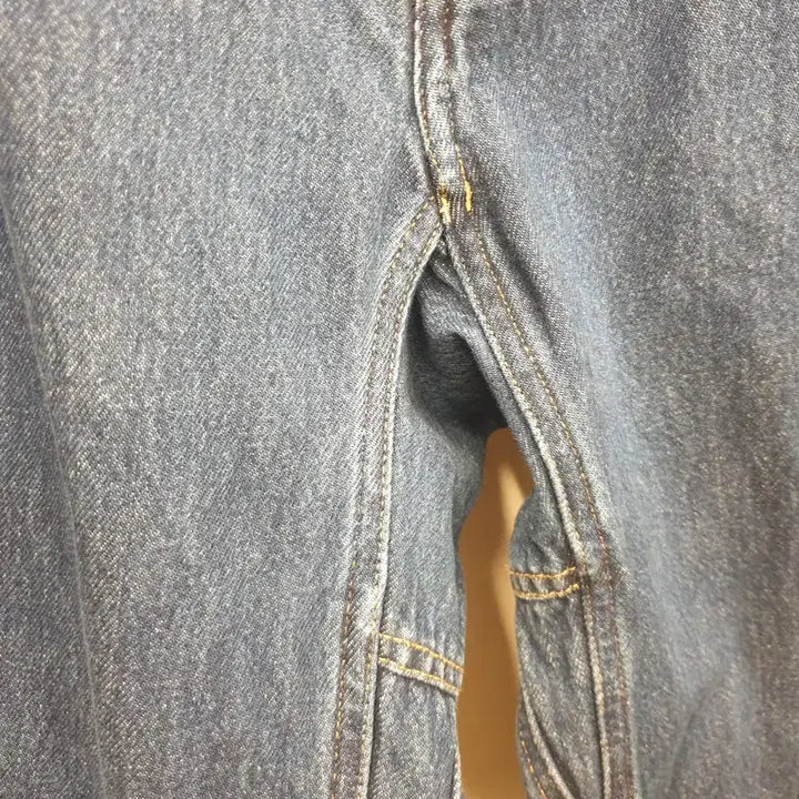 [SOLD OUT] 30~32)그라미치 Gramicci 벨트 데님 팬츠 와이드핏허리 밴딩