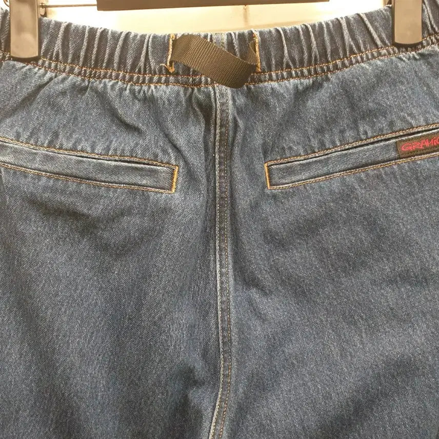 [SOLD OUT] 30~32)그라미치 Gramicci 벨트 데님 팬츠 와이드핏허리 밴딩