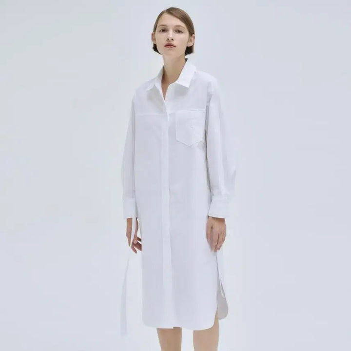 [BUNJANG] NILBY P Basic Shirt Dress / 닐바이피(NILBY P) 베이직 셔츠원피스 프리사이즈