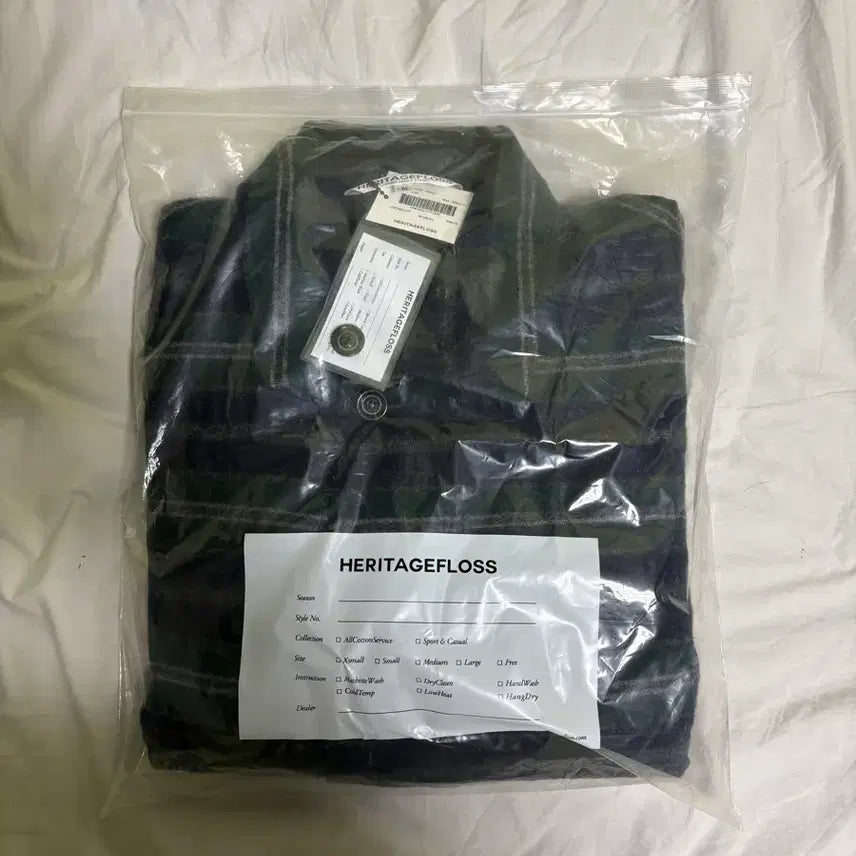 [SOLD OUT] 헤리티지플로스 울 블랭킷 자켓 그린 M